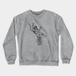 Scuba skeleton Crewneck Sweatshirt